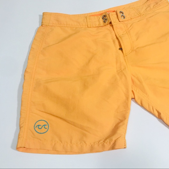 OLASUL Men’s Orange Solid Swim Trunks Size 32 (M) - Picture 4 of 7